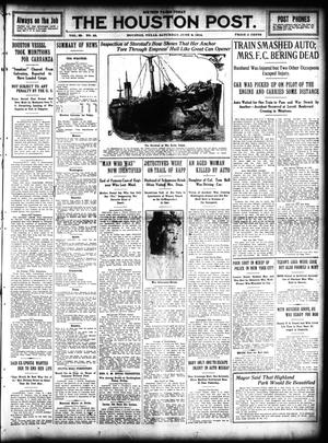 Primary view of object titled 'The Houston Post. (Houston, Tex.), Vol. 29, No. 63, Ed. 1 Saturday, June 6, 1914'.