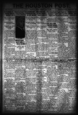 Primary view of object titled 'The Houston Post. (Houston, Tex.), Vol. 37, No. 43, Ed. 1 Tuesday, May 17, 1921'.