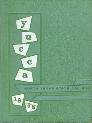 Primary view of object titled 'The Yucca, Yearbook of North Texas State College, 1958'.
