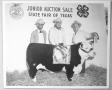 Photograph: [Three Men With Cow]