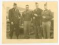 Postcard: [Postcard of Four Officers]