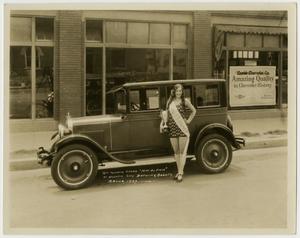 Primary view of object titled 'Miss Mildred Casad "Miss El Paso" at Atlantic City Bathing Beauty Revue, 1927'.