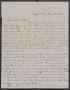 Letter: [Letter from Dora to Lizzie Johnson, dated May 12, 1863]