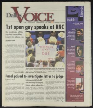 Primary view of object titled 'Dallas Voice (Dallas, Tex.), Vol. 17, No. 14, Ed. 1 Friday, August 4, 2000'.