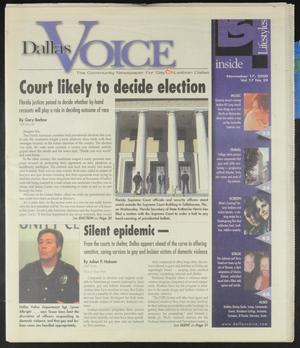 Primary view of object titled 'Dallas Voice (Dallas, Tex.), Vol. 17, No. 29, Ed. 1 Friday, November 17, 2000'.