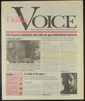 Primary view of object titled 'Dallas Voice (Dallas, Tex.), Vol. 11, No. 36, Ed. 1 Friday, January 20, 1995'.