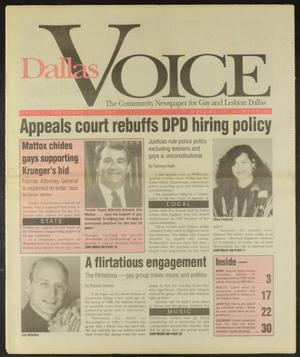 Primary view of object titled 'Dallas Voice (Dallas, Tex.), Vol. 9, No. 42, Ed. 1 Friday, February 12, 1993'.