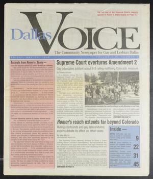 Primary view of object titled 'Dallas Voice (Dallas, Tex.), Vol. 13, No. 4, Ed. 1 Friday, May 24, 1996'.