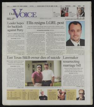 Primary view of object titled 'Dallas Voice (Dallas, Tex.), Vol. 22, No. 5, Ed. 1 Friday, June 24, 2005'.