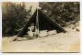 Photograph: [Photograph of Soldier in Tent]