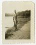 Primary view of [Photograph of Soldier by Lake]