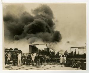 Primary view of object titled '[Primrose Petroleum and Continental Battery Crash]'.