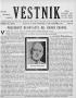 Newspaper: Věstník (West, Tex.), Vol. 36, No. 37, Ed. 1 Wednesday, September 8, …