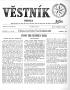 Primary view of Věstník (West, Tex.), Vol. 54, No. 10, Ed. 1 Wednesday, March 9, 1966