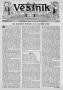 Newspaper: Věstník (West, Tex.), Vol. 22, No. 41, Ed. 1 Wednesday, August 22, 19…