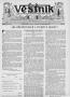 Newspaper: Věstník (West, Tex.), Vol. 25, No. 32, Ed. 1 Wednesday, August 11, 19…