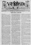 Newspaper: Věstník (West, Tex.), Vol. 36, No. 5, Ed. 1 Wednesday, January 28, 19…