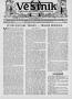 Newspaper: Věstník (West, Tex.), Vol. 28, No. 39, Ed. 1 Wednesday, September 25,…