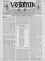 Newspaper: Věstník (West, Tex.), Vol. 22, No. 17, Ed. 1 Wednesday, March 7, 1934