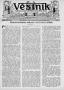 Newspaper: Věstník (West, Tex.), Vol. 23, No. 5, Ed. 1 Wednesday, December 12, 1…