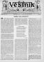 Newspaper: Věstník (West, Tex.), Vol. 30, No. 30, Ed. 1 Wednesday, July 29, 1942