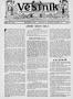 Newspaper: Věstník (West, Tex.), Vol. 35, No. 49, Ed. 1 Wednesday, November 26, …