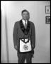 Primary view of [Bascom Giles Wearing Masonic Regalia]
