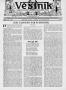 Newspaper: Věstník (West, Tex.), Vol. 31, No. 38, Ed. 1 Wednesday, September 22,…