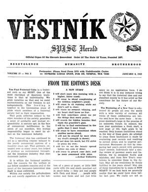 Primary view of object titled 'Věstník (West, Tex.), Vol. 57, No. 2, Ed. 1 Wednesday, January 8, 1969'.