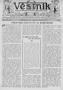 Newspaper: Věstník (West, Tex.), Vol. 21, No. 19, Ed. 1 Wednesday, March 22, 1933