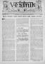 Newspaper: Věstník (West, Tex.), Vol. 25, No. 8, Ed. 1 Wednesday, February 24, 1…
