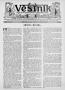 Newspaper: Věstník (West, Tex.), Vol. 25, No. 25, Ed. 1 Wednesday, June 23, 1937