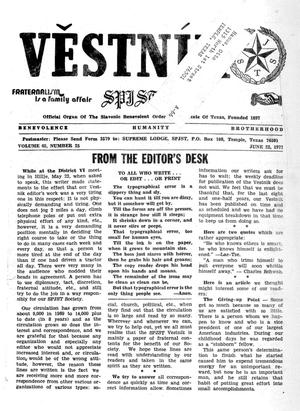 Primary view of object titled 'Věstník (West, Tex.), Vol. 65, No. 25, Ed. 1 Wednesday, June 22, 1977'.