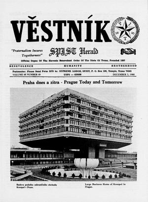 Primary view of object titled 'Věstník (West, Tex.), Vol. 68, No. 49, Ed. 1 Wednesday, December 3, 1980'.
