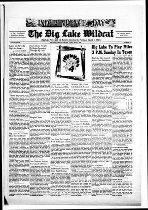 Primary view of object titled 'The Big Lake Wildcat (Big Lake, Tex.), Vol. 27, No. 26, Ed. 1 Friday, July 4, 1952'.
