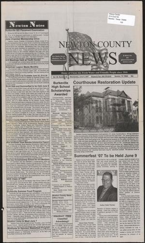 Primary view of object titled 'Newton County News (Newton, Tex.), Vol. 38, No. 46, Ed. 1 Wednesday, June 6, 2007'.