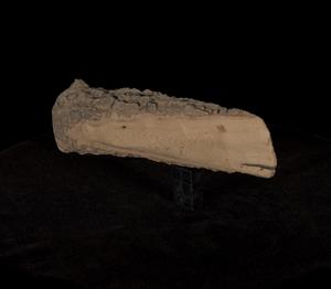 Primary view of object titled 'Wooden Log Splitting Wedge'.