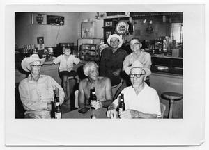 Primary view of object titled '[Otto Lindig and Others in a Bar]'.