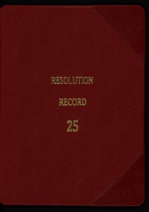 Primary view of object titled '[Abilene City Resolutions: 2005]'.