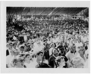 Primary view of object titled '[People in Stadium Seating]'.