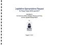 Primary view of Blinn College Request for Legislative Appropriations for Fiscal Years 2016 and 2017