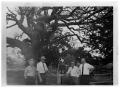 Photograph: [Four Men at a Historical Marker]