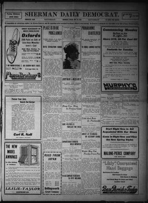 Primary view of object titled 'Sherman Daily Democrat. (Sherman, Tex.), Vol. THIRTIETH YEAR, Ed. 1 Saturday, May 20, 1911'.