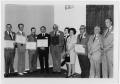 Thumbnail image of item number 1 in: '[Lady Bird Johnson Standing with Award Winners]'.