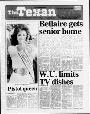 Primary view of object titled 'The Texan (Bellaire, Tex.), Vol. 32, No. 04, Ed. 1 Wednesday, September 25, 1985'.
