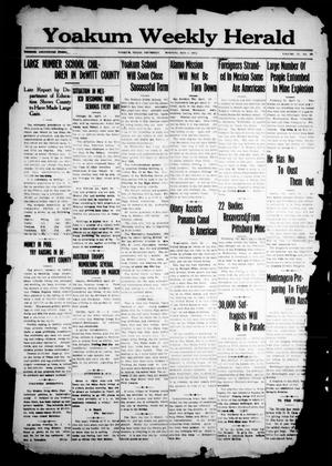 Primary view of object titled 'Yoakum Weekly Herald (Yoakum, Tex.), Vol. 17, No. [35], Ed. 1 Thursday, May 1, 1913'.