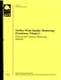 Book: Surface Water Quality Monitoring Procedures, Volume 1: Physical and C…
