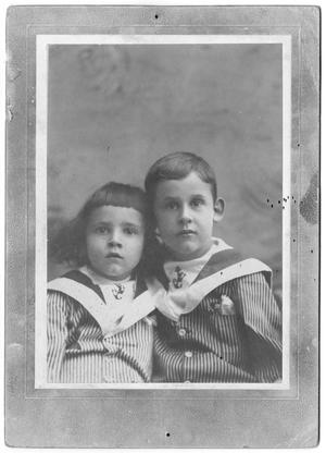 Primary view of object titled '[Portrait of a Girl and a Boy]'.