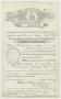 Primary view of [Marriage License of Mr. Kade Bryan Legett and Miss Annie Maude Aycock]