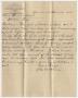 Primary view of [Letter from John W. Harris to Spoonts and Legett - December 18, 1885]